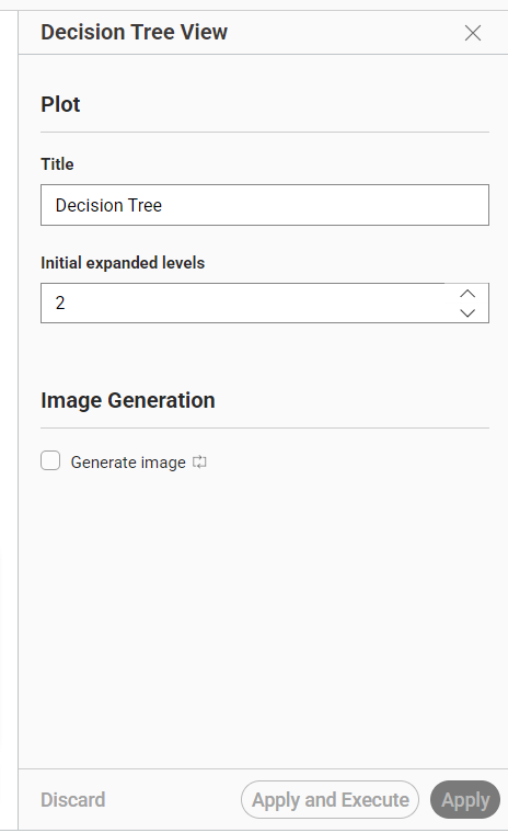Konfigurasi Decision Tree View